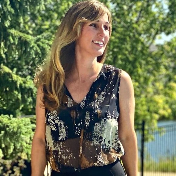 Cabi 4185 Incandescent Top Fall 2021 Xlarge EUC - Picture 8 of 9